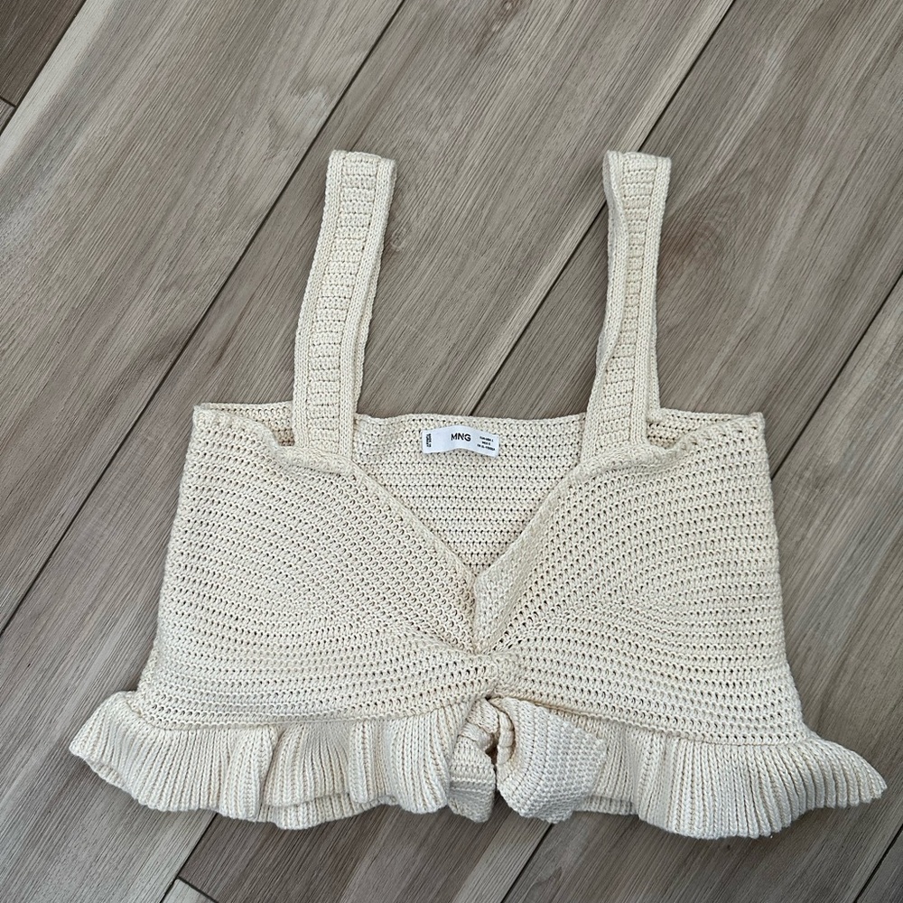 Mango Knitted Cropped Top - Picture 2 of 5